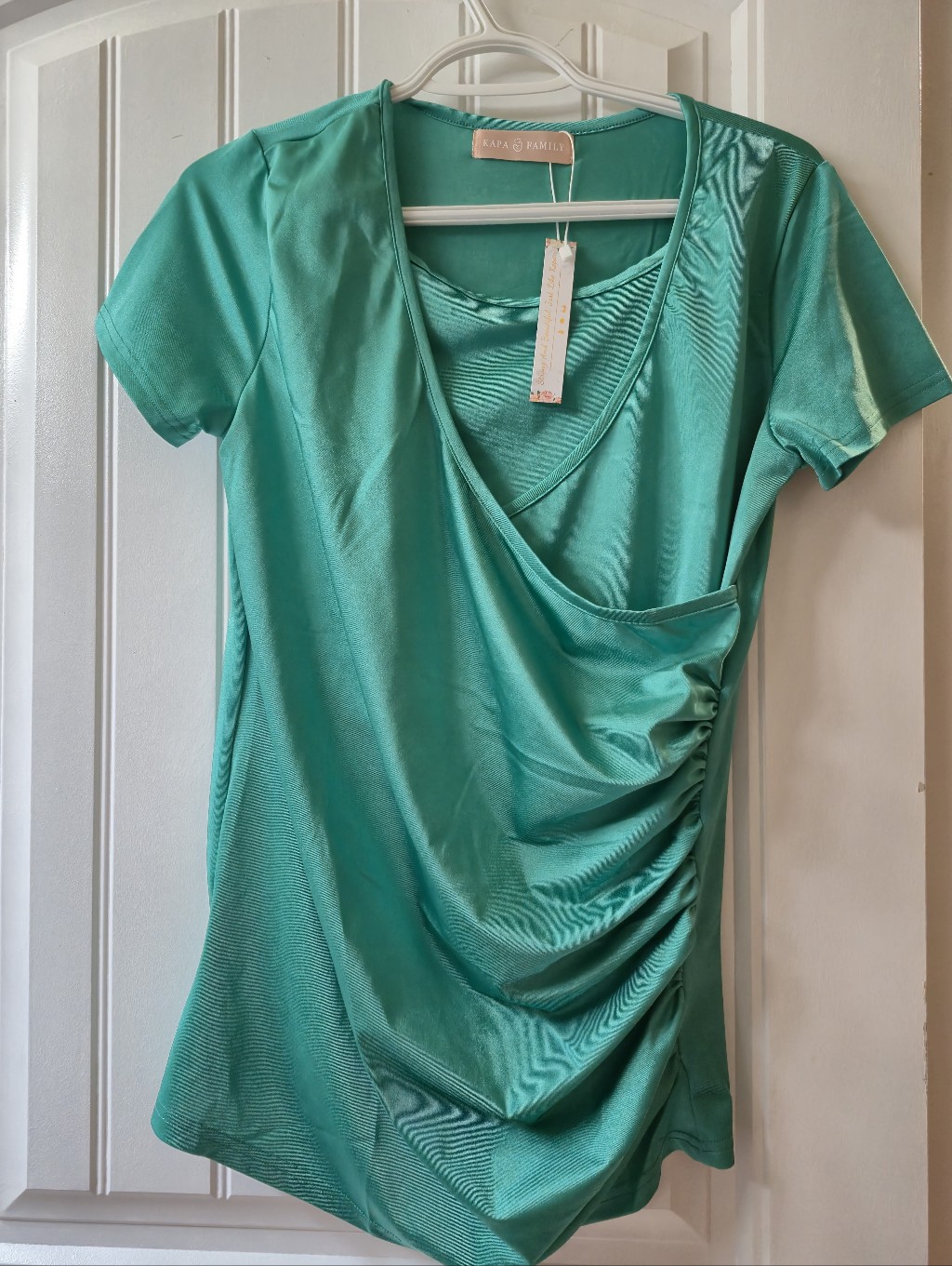 Womens Kapa And Family Cotton Blend Top Size Medium New With Tags